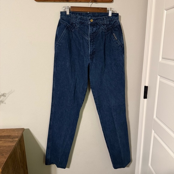 Vintage Rocky Mountain Jeans High Waisted Denim 30/34 - Picture 2 of 8